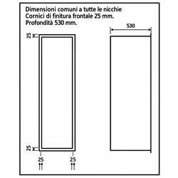 Nicchia per legna - 40x98 2